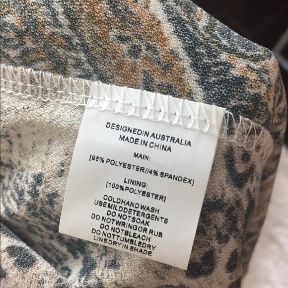 EBBY & I Leopard Print Midi Dress XS Long Ruffle Party Animal Fitted Bodycon NWT - Picture 9 of 9